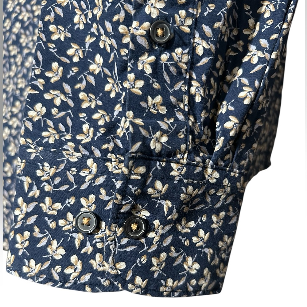 Men’s Denim & Flower Floral Shirt - Picture 6 of 10